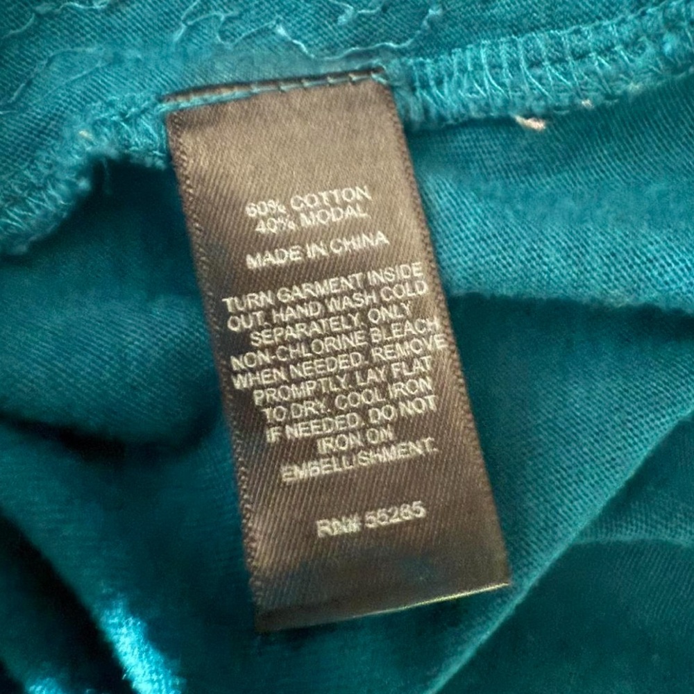 Express Blue Sequin Tank Size Large - Picture 6 of 6